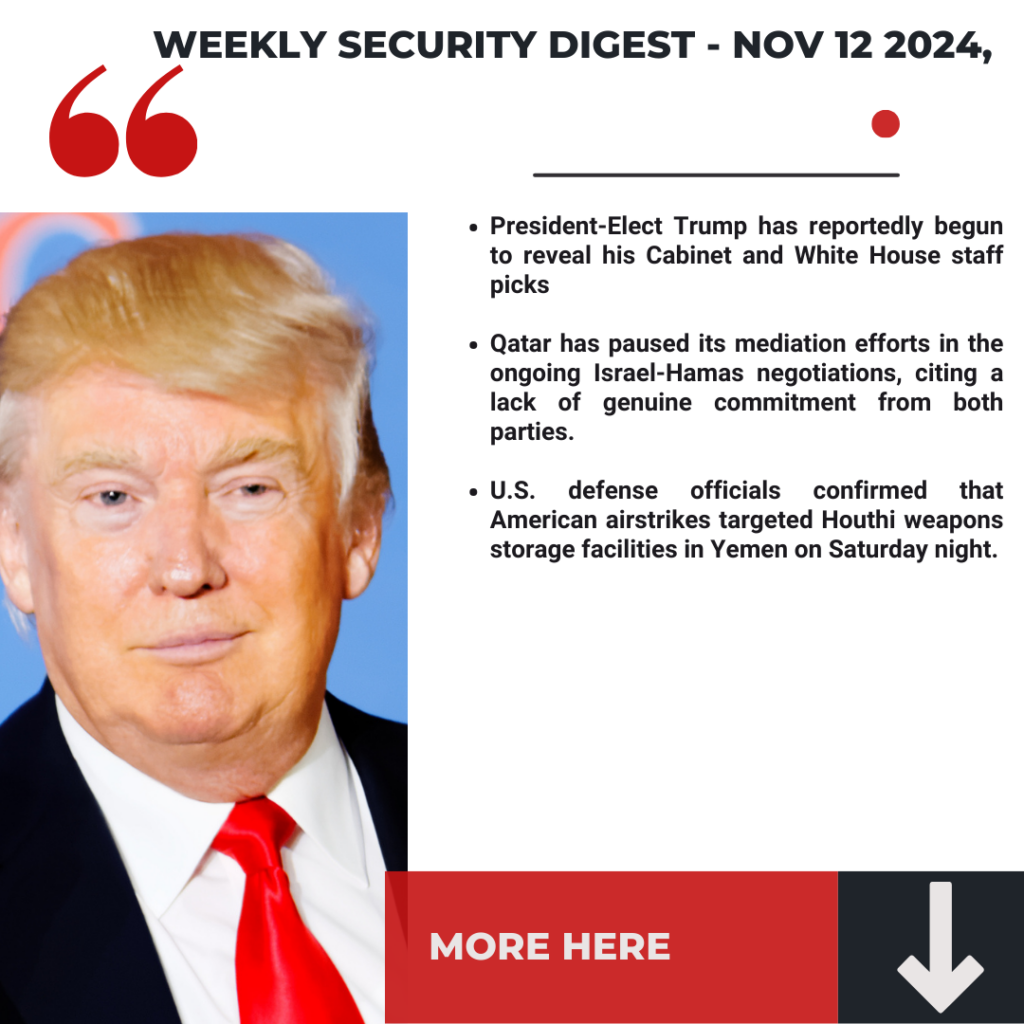 Interfor International‘s Weekly Security Digest - November 12, 2024